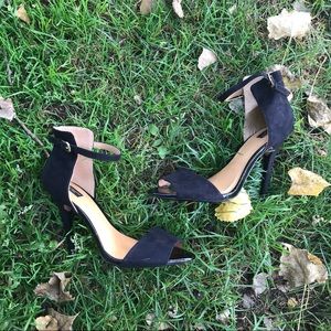 Black Zara Strap Heel